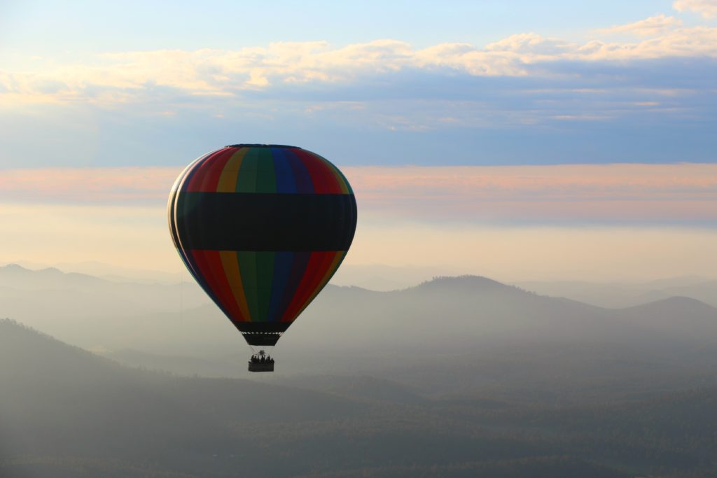 Hot Air Balloon Flies Over South Dakota • Black Hills Balloons