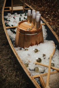 wedding bar canoe